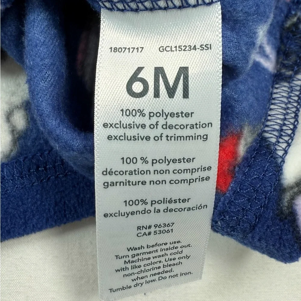 OSHKOSH B’GOSH Baby Girls’ Cozie Santa Unicorn Fleece Quarter Zip Jacket Size 6M